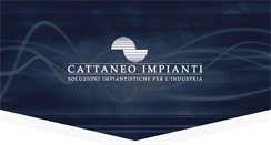 Desktop Screenshot of cattaneoimpianti.com
