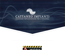 Tablet Screenshot of cattaneoimpianti.com
